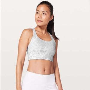 Long line energy bra sz 8 malia Manuel print